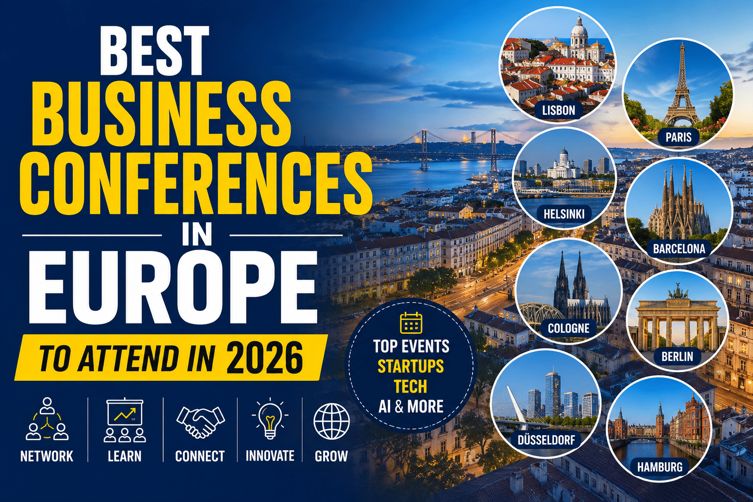 Best Business Conferences in Europe to Attend in 2026
