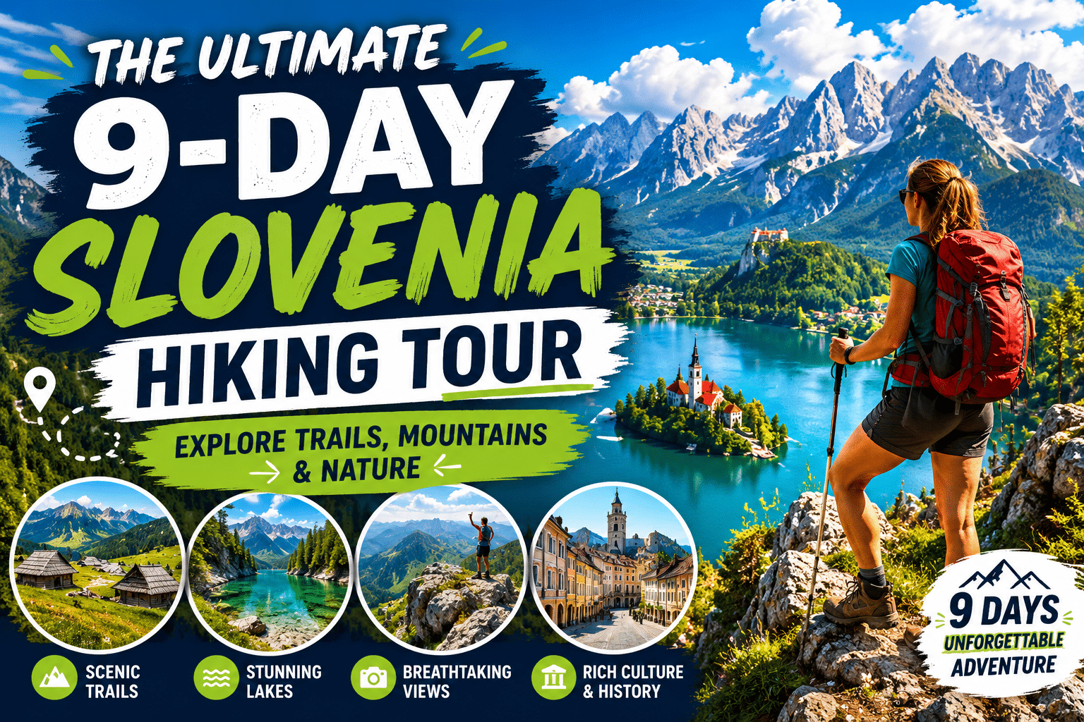 9-Day Slovenia Hiking Tour: Explore Trails, Mountains and Nature